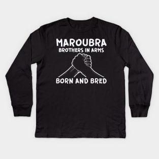 MAROUBRA - BROTHERS IN ARMS - BORN AND BRED Kids Long Sleeve T-Shirt